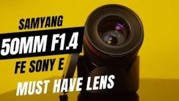 THE BEST SONY 50mm f1.4 Lens