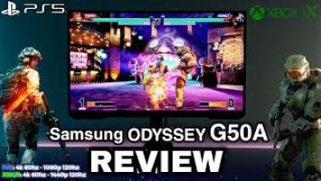 Samsung Odyssey G50A Review 27" 1440p LG IPS Monitor 4k60hz XBOX PS5 Signal Acceptance