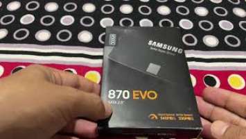 Samsung EVO 870 SSD 500GB Unboxing & Review 2021