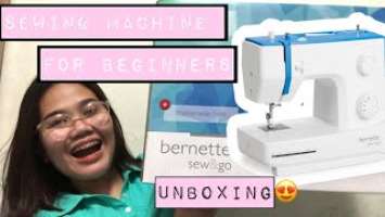 Best Sewing machine for beginners | #Unboxing Bernette Sew and go 1| Nichole Diy