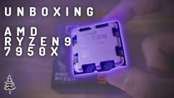 7950X Zen 4 Raphael AMD Ryzen 9 AM5 CPU Relaxing Unboxing