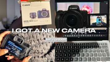 I GOT A NEW CAMERA (Canon EOS M50 mark ii) ll unboxing vlogging camera ll South African YouTuber