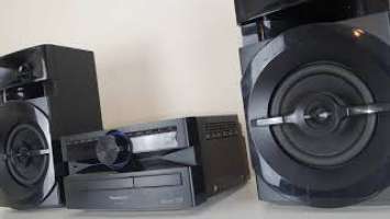 Panasonic stereo sound system  SCUX100EK 300w hi-fi with bluetooth specifications.