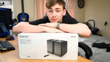 Edifier R1855DB Active Bookshelf Speakers Unboxing & Review - Amazing Sound Quality