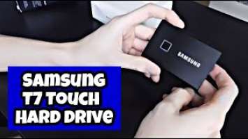 Unboxing: Samsung T7 Touch Portable External SSD with Fingerprint Scan Security Features