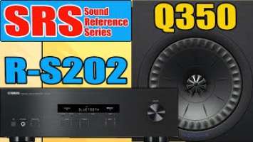 [SRS] KEF Q350 Bookshelf Speakers / Yamaha R-S202 Stereo Receiver