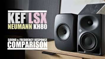 KEF LSX  vs  Neumann KH80 DSP  ||  Sound & Frequency Response Comparison