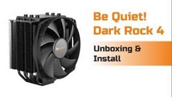 Good cooler for Ryzen 3700X! Be Quiet! Dark Rock 4 - Unboxing & install