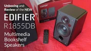 NEW EDIFIER® R1855DB (Multimedia Bookshelf Speakers) - Unboxing and Review