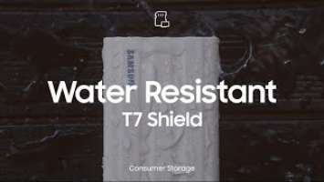 Portable SSD T7 Shield: Water | Samsung