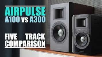 AirPulse A100 vs AirPulse A300  ||  5 Track Comparison