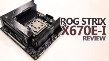 ASUS ROG STRIX X670E-I Review | R9 7950X Air cooler Test