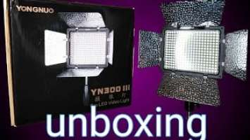 YN300 III YONGNU | Pro LED Video Light | Unboxing