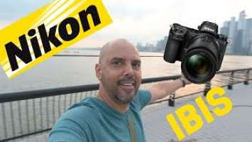 I try the Nikon Z6 II's IBIS for video and photos.