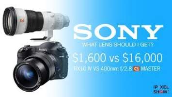 $1,600 Sony RX10 IV vs $16,000 Sony 400mm 2.8 G Master Lens Shooting an Airshow in Oshkosh Wi.