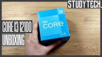 Unboxing Intel Core i3 12100 [4K/Deutsch] #studytech