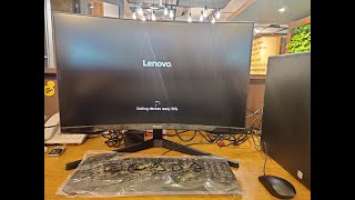 Lenovo ThinkStation P340 Just Unboxing With Samsung Odyssey G5 "27 Inch Monitor