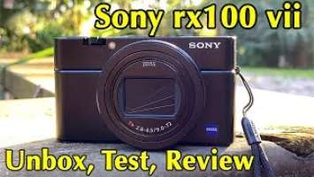 Sony rx100 vii  BEST vlogging camera??? Review, Unboxing & Test