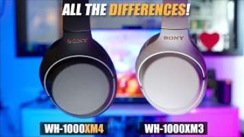 Sony WH-1000XM4 vs WH-1000XM3 - ALL THE DIFFERENCES!