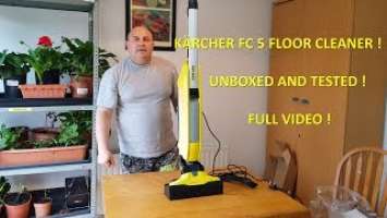 Karcher FC5 Hard Floor Cleaner Review -How to Unboxing,  Assembling and Testing