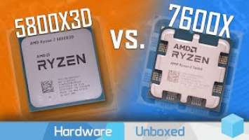 Ryzen 7 5800X3D or Ryzen 5 7600X? AM4 vs AM5: 50+ Game Benchmark