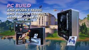 AMD RYZEN 5 5600G - A520I AC GIGABYTE - GAMEMAX VIOLIN SILVER ITX | PC BUILD MINI ITX SERIES