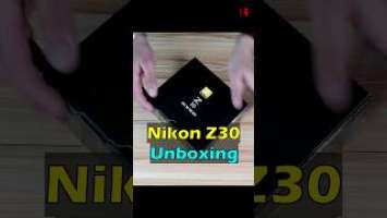 Nikon Z30 Unboxing #nikon #nikonz30 #shorts
