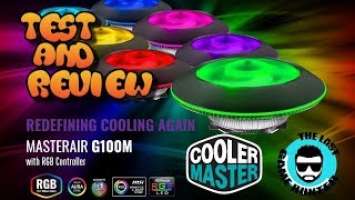 Cooler Master MasterAir G100M RGB CPU cooler Test and Review!