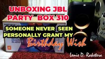 JBL PARTY BOX 310 Unboxing my Birthday Gift 2023