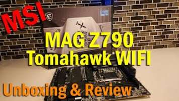 The MSI MAG Z790 Tomahawk WIFI Intel Motherboard | Unboxing, Installation, BIOS, & Review