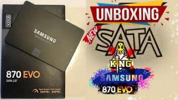 SAMSUNG 870 EVO | UNBOXING | FASTEST SATA SSD 2.5 | FAIZ KHAN | For Laptop/PC #samsung #ssd #870evo