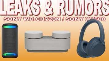 Sony Leaks and Rumors-WH CH720N Coming Soon
