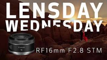 Lensday Wednesday Featuring the Canon RF16mm F2.8 STM lens