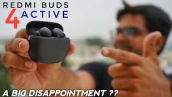 Redmi Buds 4 Active Earbuds Under 1500 ⚡⚡ is it a Disappointment ??