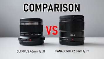 Olympus 45mm f/1.8 VS Panasonic 42.5mm f/1.7 - сравнение дешевых портретников micro4/3