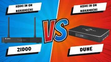 Zidoo Z9X Pro And Dune HD Real Vision 4K Plus | HDMI IN Playback Comparison