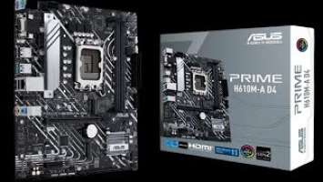 Asus PRIME H610M-A D4 - Motherboard Unboxing and Overview