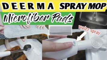 DEERMA Spray Mop with Fiber Pads Unboxing/Worth buying???_janamahmoud