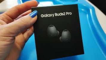 Galaxy Buds 2 Pro распаковка новых наушников