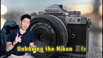 Unboxing the Nikon Zfc with the 28mm f2.8 prime lens kit