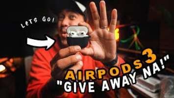 9K NA TAYO!! GIVE AWAY NA! | AIRPODS 3 UNBOXING