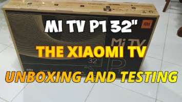 Mi TV P1 32" Unboxing (Setup and Testing)