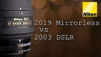 Nikon Z50 |  Nikon D2H | NIKKOR 300mm f/4 AF ED Lens | Review in 2022