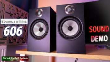 Bowers & Wilkins 606 HiFi Speaker SOUND DEMO - IMPECCABLE !! REVIEW & Group Test