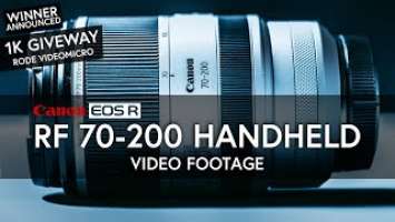 Canon RF 70-200mm F2.8 Handheld Video Footage | EOS R