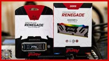 Kingston Fury Renegade DDR5 6000 + NVMe 4TB Gen4 Review