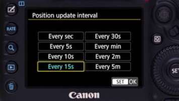 Canon EOS 5D Mark IV:  Built-In GPS