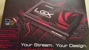 AVERMEDIA Live Gamer EXtreme Unboxing & Review Full HD