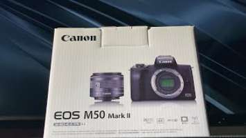 Canon M50 Mark II + Other Accessories Unboxing and Test Footage