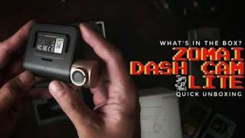 GOT A NEW CAMERA! 70 MAI (ZOMAI) Dash Cam LITE | What's in the box? | Quick Unboxing